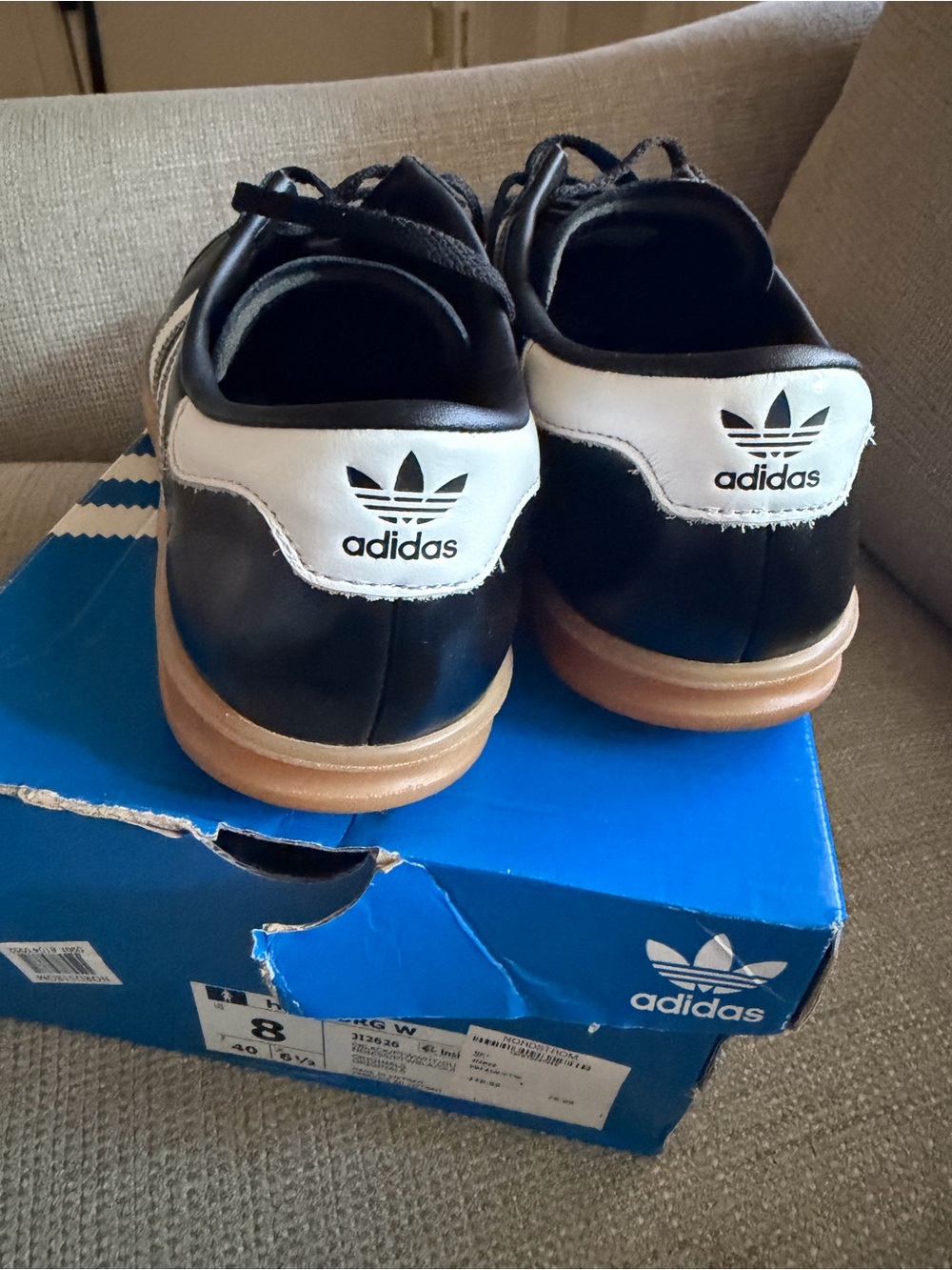 adidas HamburSneakers with Gum Sole
